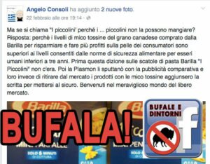 BUFALA – Barilla avvelena i nostri bambini (ancora?!?!) Bufale