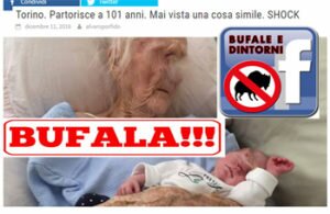 BUFALA – Partorisce a 101 anni. Bufale