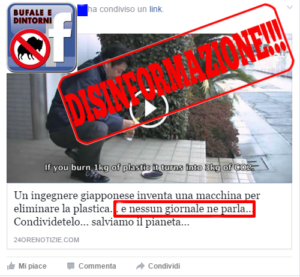 DISINFORMAZIONE – La plastica nel serbatoio? Vero, ma… Bufale