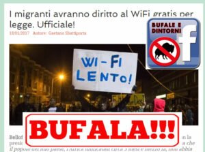 BUFALA – I migranti avranno diritto al WiFi gratis per legge. Bufale