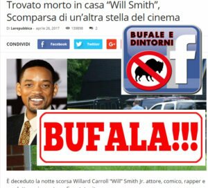 BUFALA – Trovato morto in casa “Will Smith” Bufale