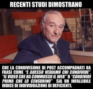 CONDIVIDI prima che lo censurino…ok, parliamone. Bufale e Dintorni