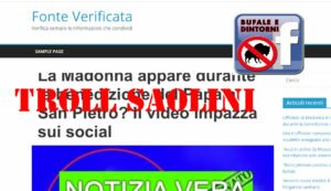 SITO TROLL – “FONTEVERIFICATA(.)IT” Altre bufale - Curiosità